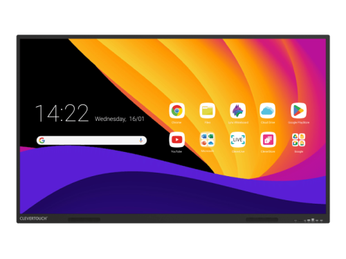 Monitor interaktywny Clevertouch X5 8GB 86'', Android 14 - 0% VAT!