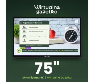 Monitor iiyama Wirtualna Gazetka WG75 75" 4K - 0% VAT!