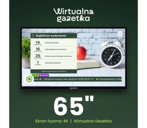Monitor iiyama Wirtualna Gazetka WG65 65" 4K - 0% VAT!